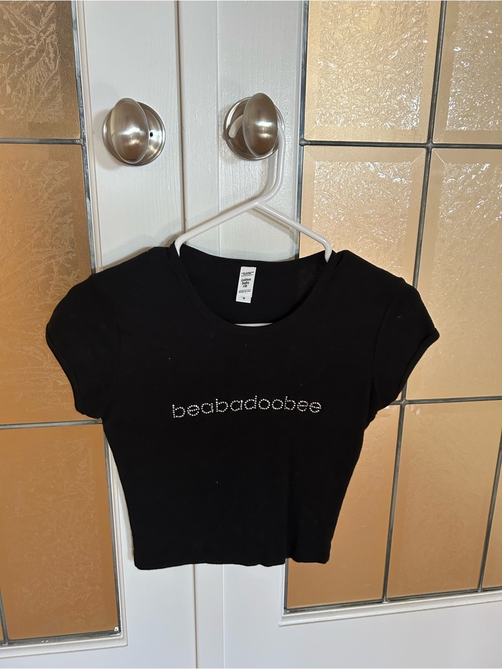 beabadoobee tour rhinestone baby tee